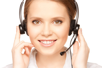 Image showing helpline operator