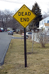 Image showing Dead End Sign