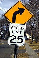 Image showing Speed limit sign