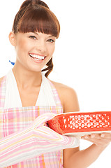 Image showing cooking housewife