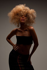 Image showing lovely woman with fasionable hair