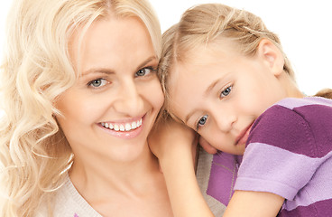Image showing happy mother and child