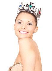 Image showing lovely woman in crown