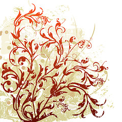 Image showing floral background