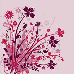 Image showing floral background