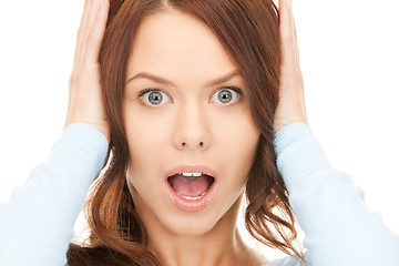 Image showing screaming woman