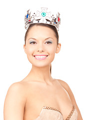 Image showing lovely woman in crown