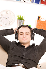 Image showing man in headphones