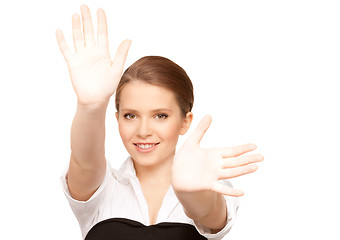 Image showing happy teenage girl