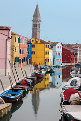 Image showing colorful burano