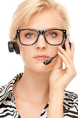 Image showing helpline operator