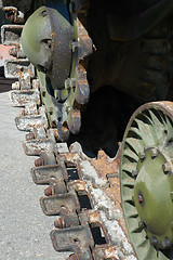 Image showing Caterpillar wheels