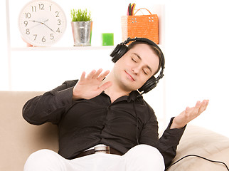 Image showing man in headphones