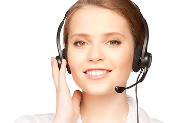 Image showing helpline operator