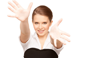 Image showing happy teenage girl