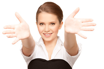 Image showing happy teenage girl