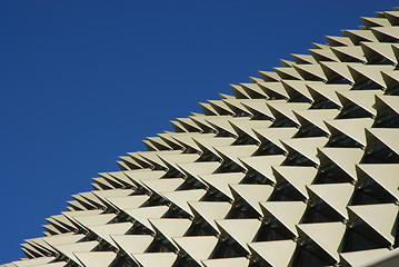 Image showing Roof of esplanade theater singapore