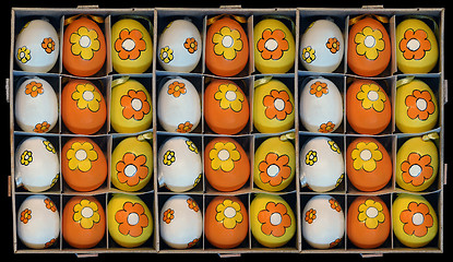 Image showing eastereggs in box yellow