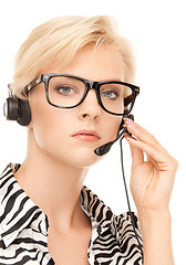 Image showing helpline operator