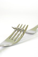 Image showing Silver Cutlery