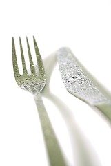 Image showing Silver Cutlery