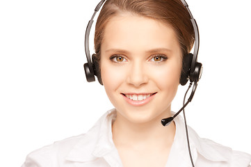 Image showing helpline operator