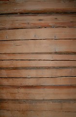 Image showing Old timber wall