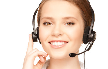 Image showing helpline operator