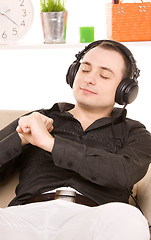 Image showing man in headphones