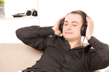 Image showing man in headphones