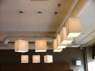 Image showing lamps in a lounge room