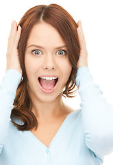 Image showing screaming woman