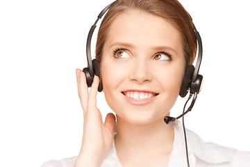 Image showing helpline operator