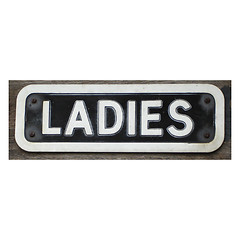 Image showing Ladies Toilet Sign