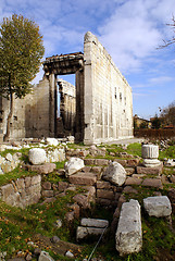 Image showing Ruins and Roman temple