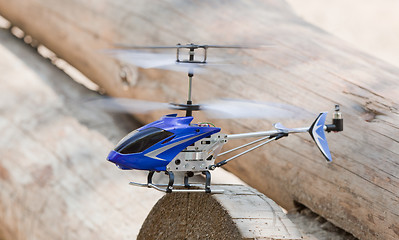 Image showing Remote controlled helicopter