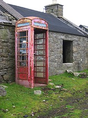Image showing Old telephonbox