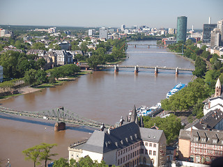 Image showing Aerial view of Frankfurt