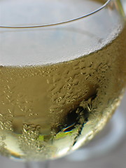 Image showing white wine in a glass