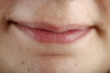 Image showing Woman's close mouth