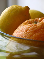 Image showing Lemon and orange