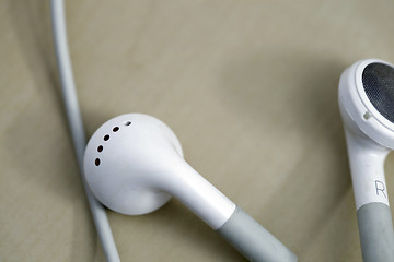 Image showing Modern earphones