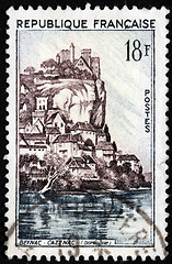 Image showing Beynac Castle Stamp