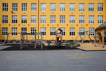 Image showing Emty schoolyard