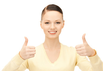 Image showing thumbs up