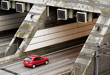 Image showing Tunnel under water