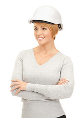 Image showing contractor in helmet