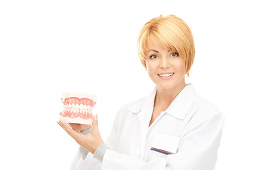 Image showing doctor with jaws