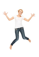 Image showing  happy and carefree teenage girl
