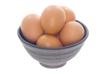 Image showing Bowl of eggs


